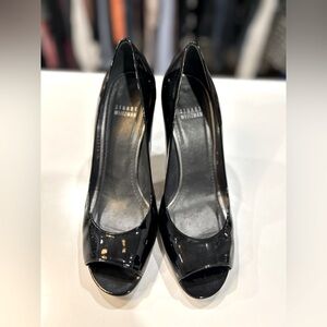 Black patent leather heals size 9